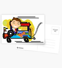 210x230 Jeepney Drawing Postcards Redbubble