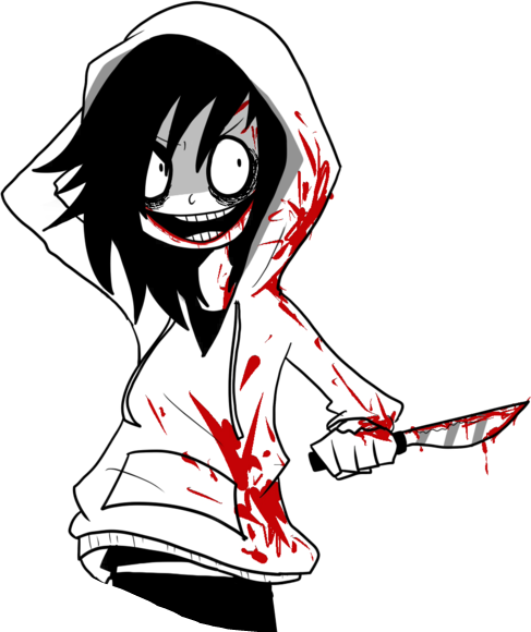 487x580 Sticker Jeffthekiller Jeff The Killer Creepypasta Blood