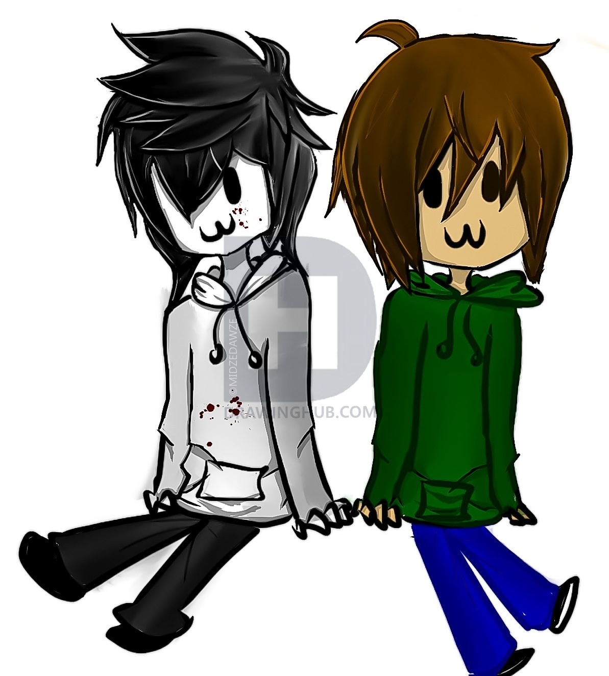 1193x1325 Chibi Jeff The Killer And Cryaotic Drawing