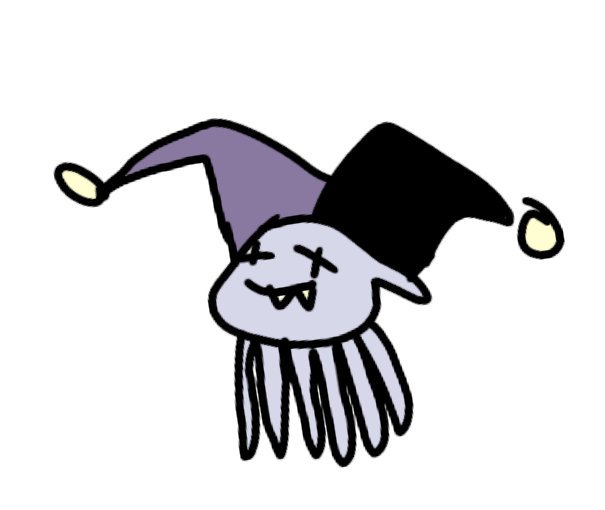 605x510 One Jevil Drawing Everyday On Twitter Jevil Jelly Fish