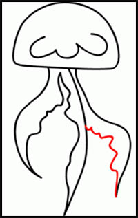 200x317 how to draw cartoon jellyfish realistic jellyfish drawing