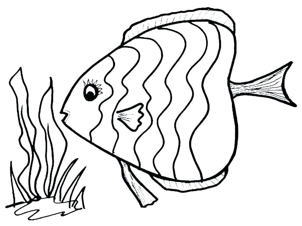 1000x750 Coloring Pages Of Fish