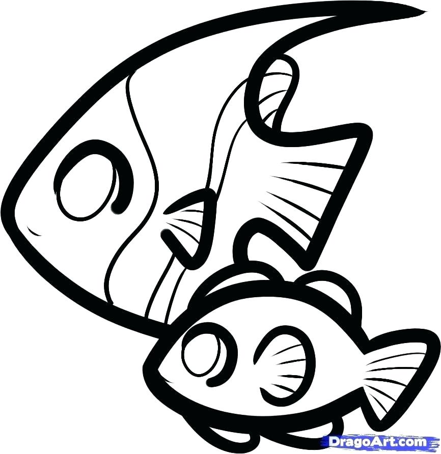 866x892 Fish Easy To Draw How To Draw Fish Easy Art Fish Drawing Easy