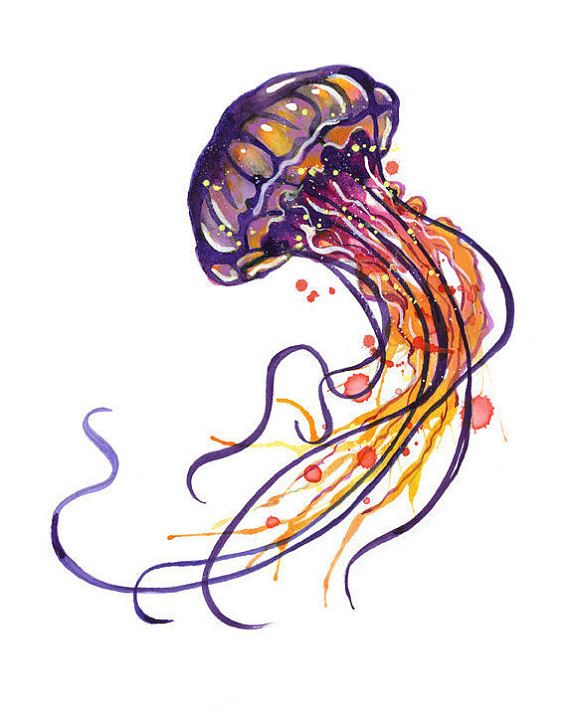 Jellyfish Tattoo Drawing | Free download on ClipArtMag