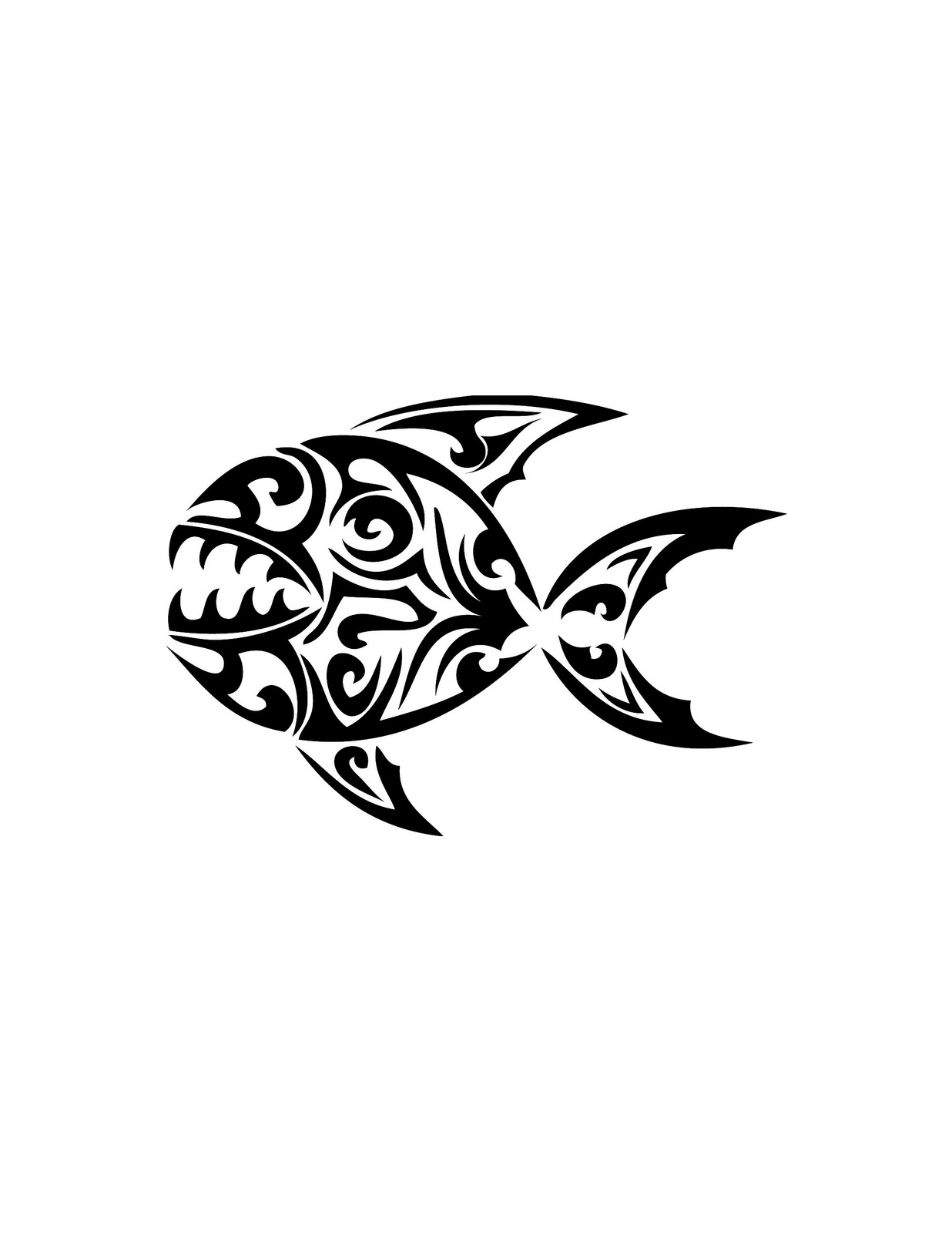 1236x1600 Piranha Tattoo Designs Free Download Clip Art