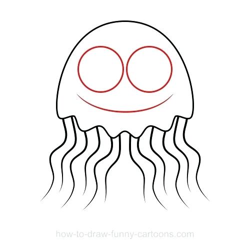 500x499 How To Draw A Jellyfish