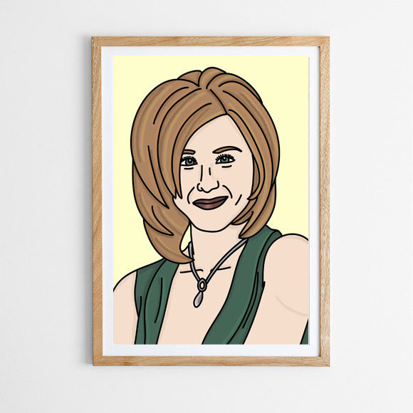 580x580 rachel green nostalgia print art work graphic tv etsy