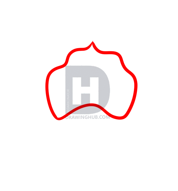 623x667 How To Draw Jerry Garcia, Step