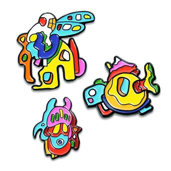 600x600 Jerry Garcia Space Container Pin Set Grassroots California