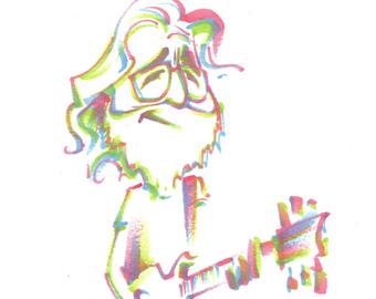 340x270 Jerry Garcia Drawing Etsy