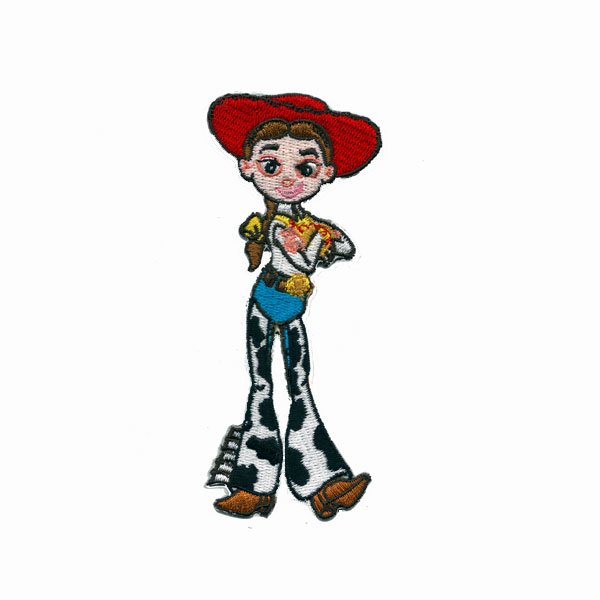 600x600 toy story's jessie iron on patch applique laughing lizards