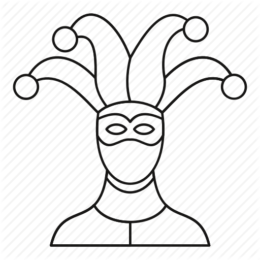 512x512 Drawing Clowns Jester Transparent Png Clipart Free Download