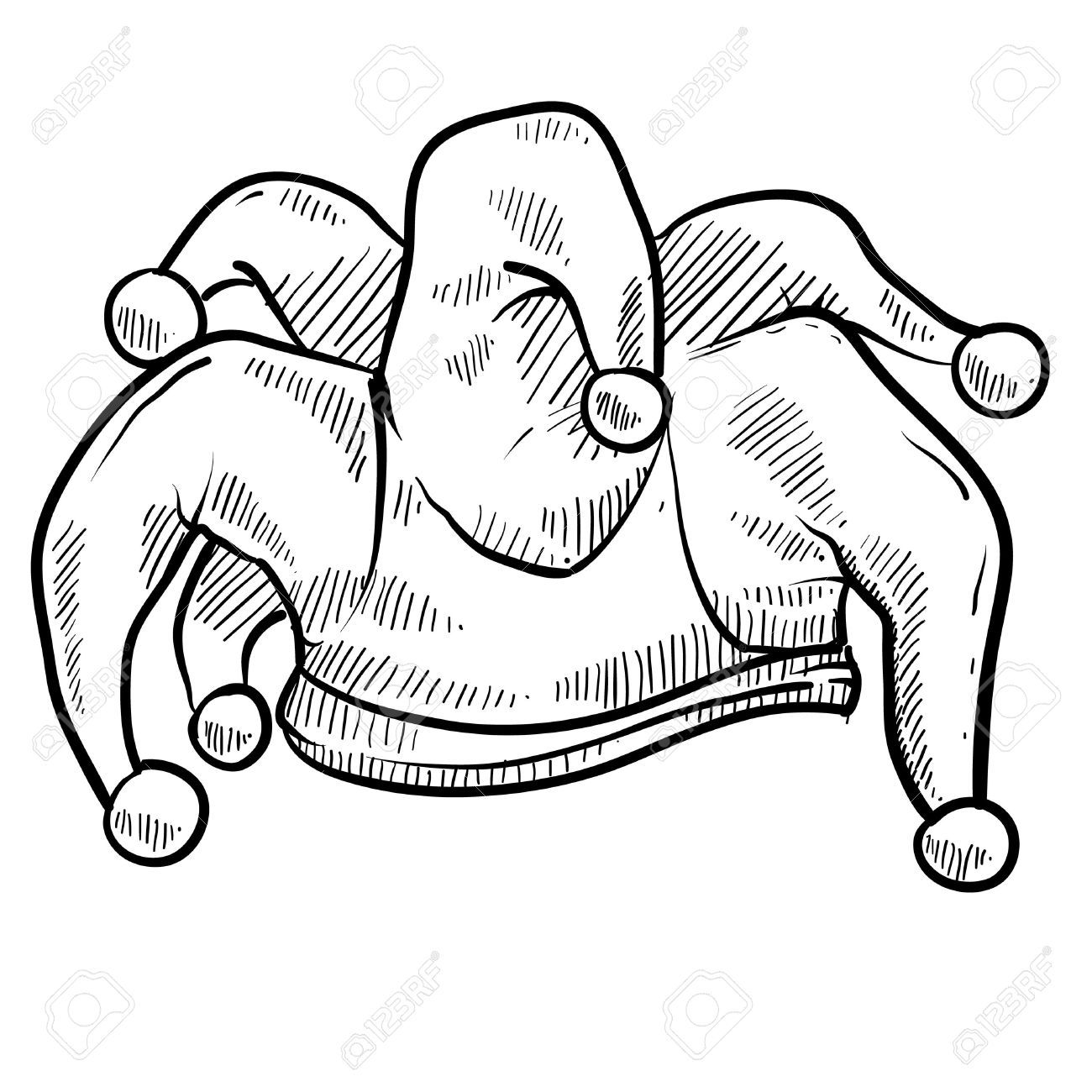 1300x1300 Jester Hat Clip Art