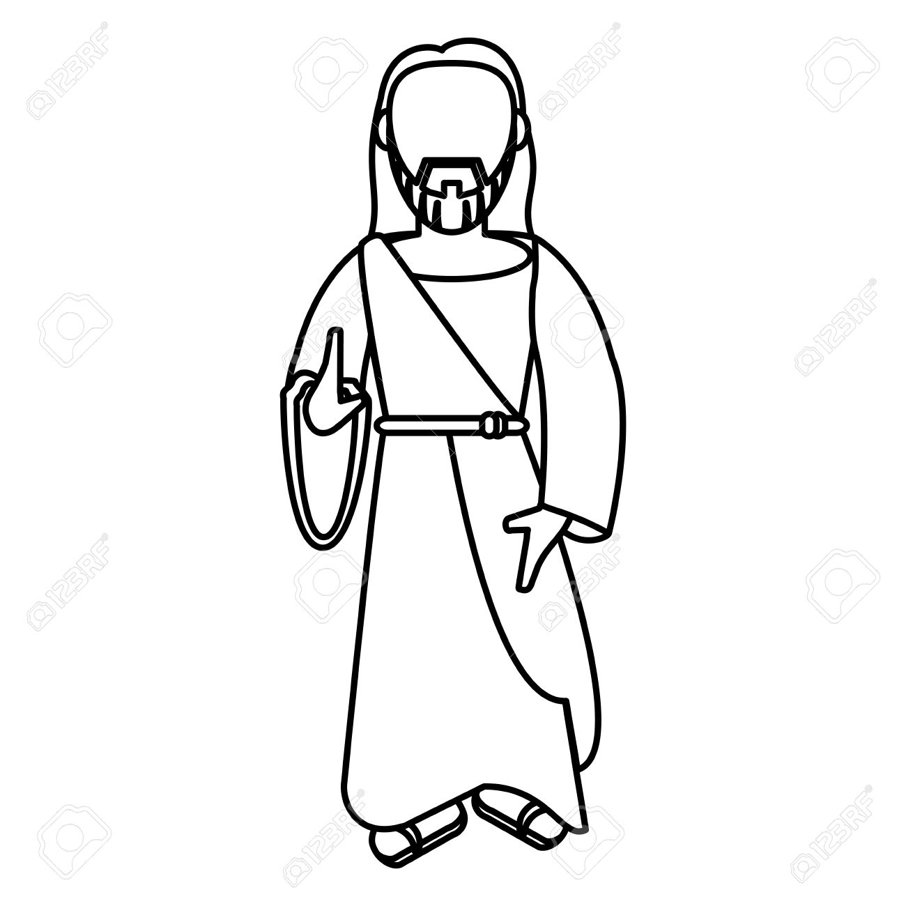 1300x1300 Jesus Outine Clipart Clip Art Images