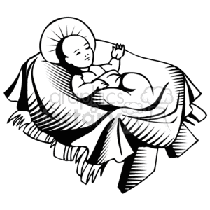 300x300 Drawing Of Baby Jesus Clipart Royalty Free Clipart