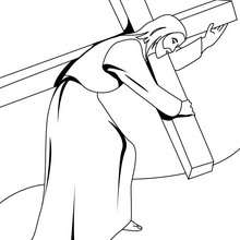 220x220 Jesus Christ Carrying The Cross Coloring Pages