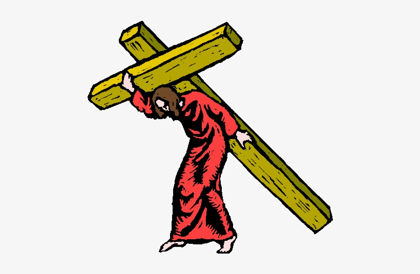 Jesus Carrying Cross Drawing Free download on ClipArtMag Jesus Carrying The...