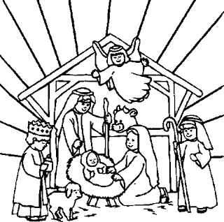 320x318 Jesus Born In Manger Pictures And Christ Nativity Images,coloring