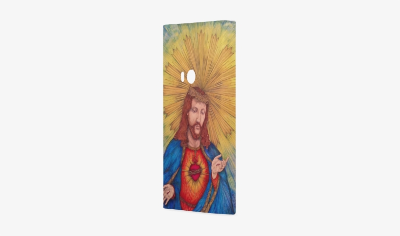 820x485 Sacred Heart Of Jesus Christ Drawing Hard Case