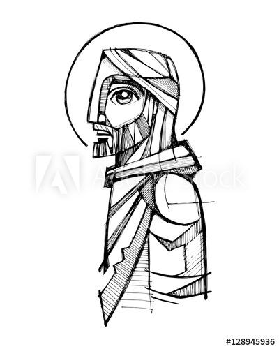 400x500 Jesus Christ Vector Illustration