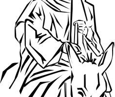 236x200 Jesus Christ Clipart Black And White Clipart Station