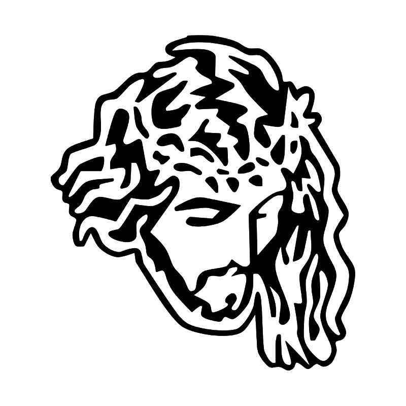 800x800 Jesus Christ Christian Vinyl Sticker