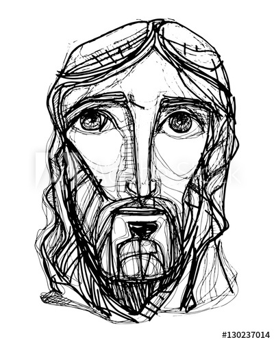 400x500 Jesus Christ Expressionist Face