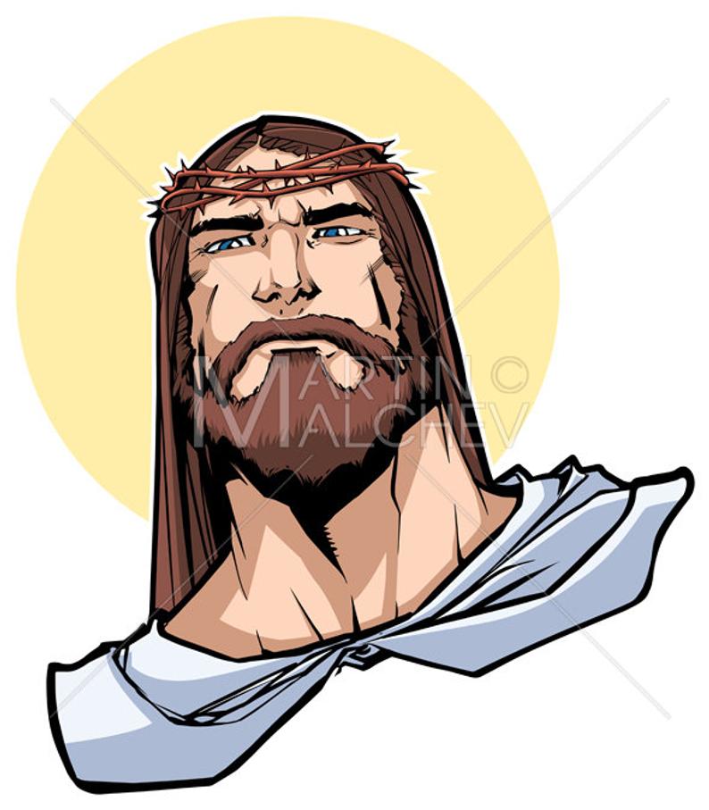 794x907 jesus portrait vector illustration christ savior etsy