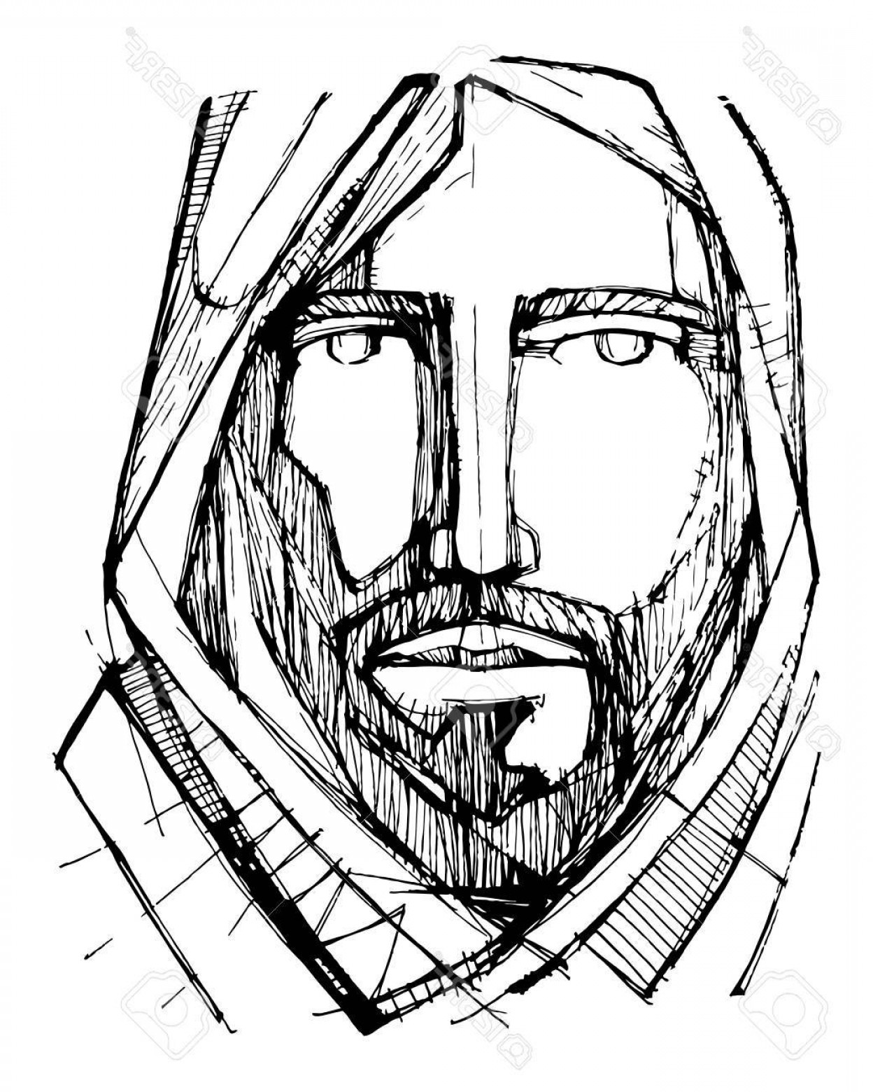 1248x1560 Photostock Vector Hand Drawn Vector Ink Illustration Or Drawing