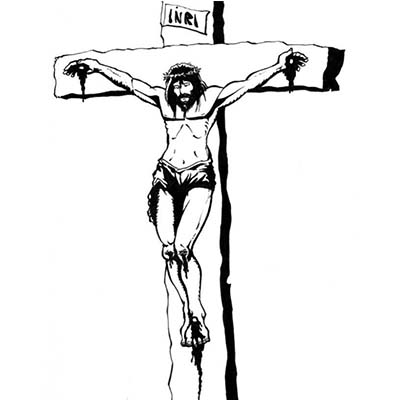 Jesus Christ On The Cross Drawings | Free download on ClipArtMag