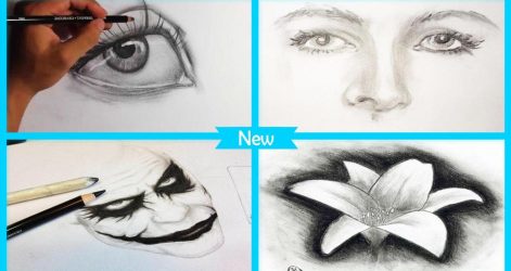 471x250 Charcoal Pencil Drawing Simple On Canvas And Fine Kit Portrait