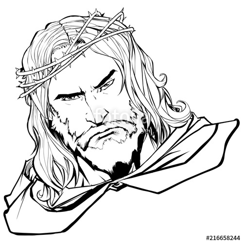 Jesus Crown Of Thorns Drawing | Free download on ClipArtMag