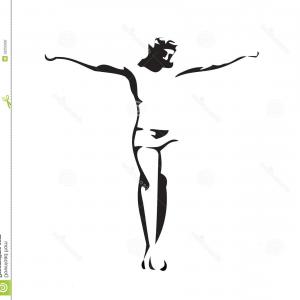300x300 jesus christ crucifixion hand drawing geekchicpro