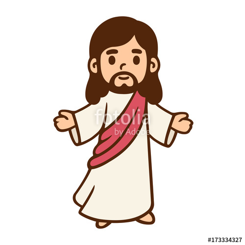 500x500 Cartoon Jesus Drawing Stock Image And Royalty Free Vector