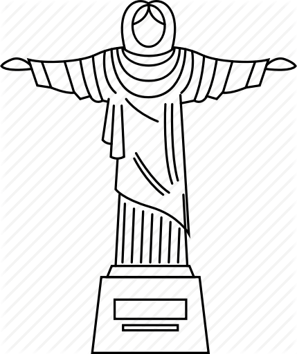 429x512 Brazil Drawing Jesus, Picture