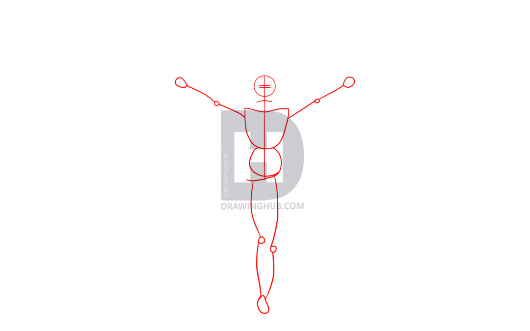 1080x675 How To Draw Jesus On The Cross, Step