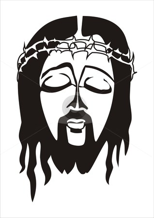 Jesus Face Drawing | Free download on ClipArtMag