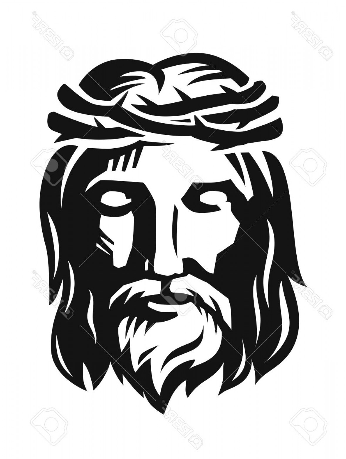 1178x1560 Photostock Vector Vector Face Of Jesus Sohadacouri