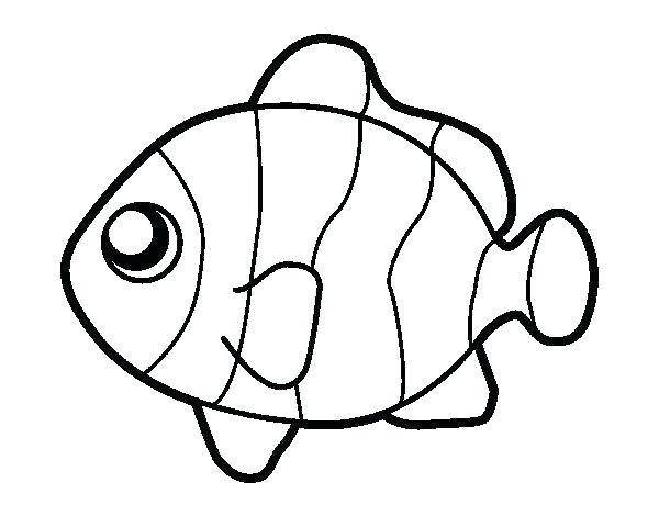600x470 Coloring Pages Fishing Coloring Pages Fish Clown