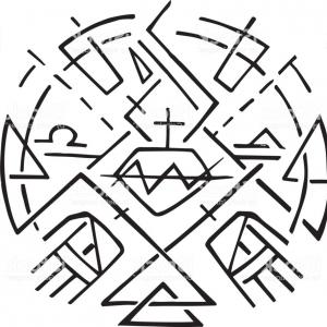 300x300 Stock Photo Hand Drawn Vector Illustration Or Drawing Of Jesus