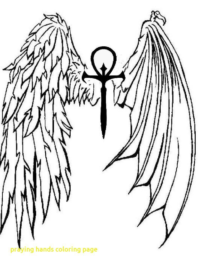 768x1024 Childrens Praying Hands Coloring