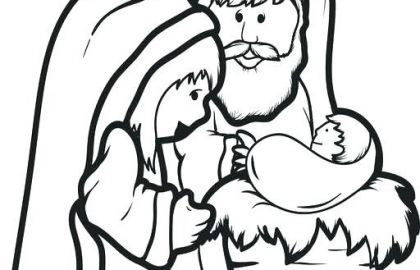 420x270 Free Coloring Pages Baby Jesus In A Manger Lovely Nativity Jesus