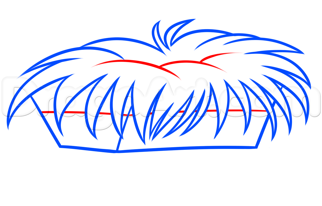 1283x823 How To Draw A Manger, Step