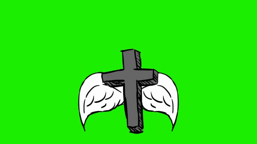 852x480 Jesus Pencil Drawing Stock Video Footage