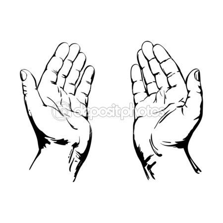450x450 Jesus Open Hands Clipart