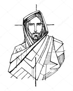 Jesus Portrait Drawing