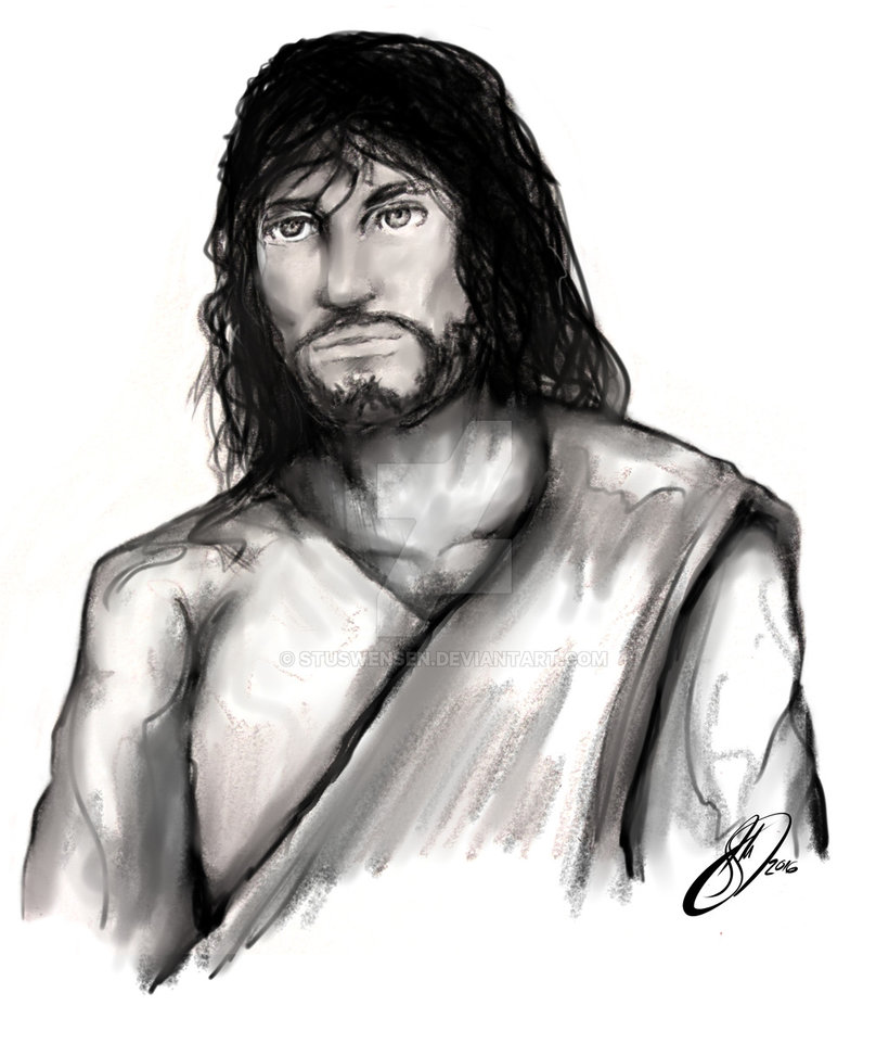 820x974 Jesus Sketch