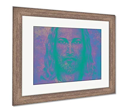 425x373 Ashley Framed Prints Pencils Drawing Jesus On Vintage