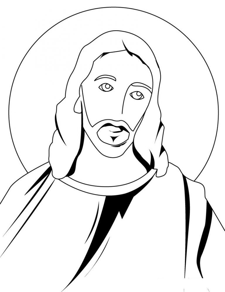 768x993 Free Printable Jesus Coloring Pages For Kids Religious Art
