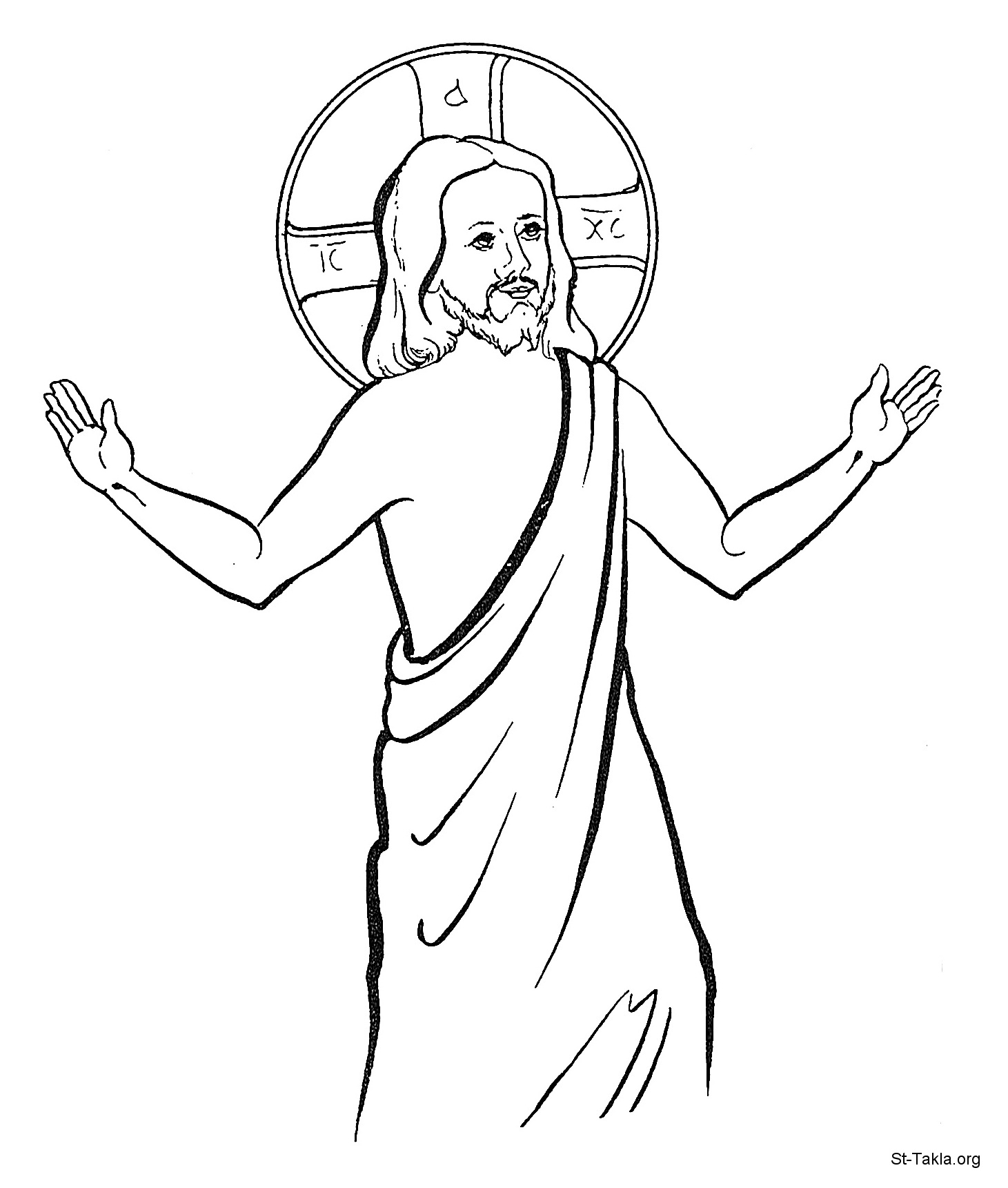 Jesus Resurrection Drawing | Free download on ClipArtMag